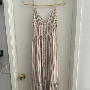 Abercrombie and Fitch XXS Button-Through Maxi Dress